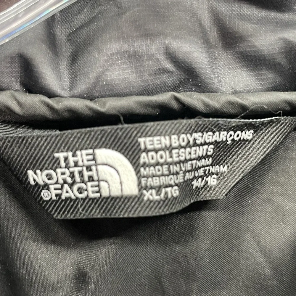 North Face Thermoball Puffer Jacket Youth Boy's XL Insulated Gorp *Broken Zipper